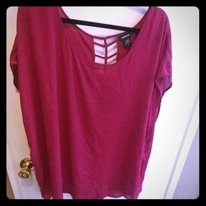 Pink torrid 4x blouse